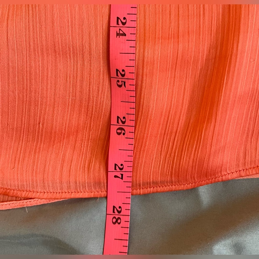 ANNE KLEIN Women's Coral Colored 3/4 Puffy Sleeve Pullover Blouse Size: XL - Picture 7 of 10